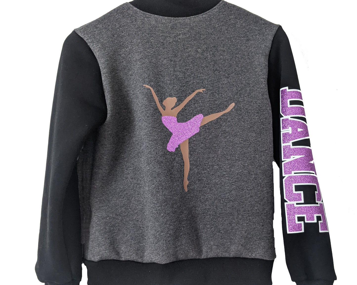 Ballerina sweatshirt with ballet dancer on back