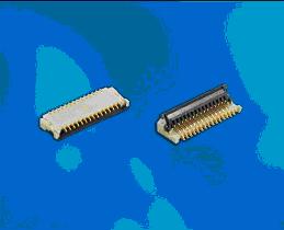0.2毫米間距，0.9毫米高度FPC 零插入力連接器