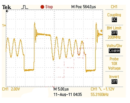 圖6：充電器波形實例。