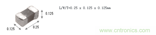 村田發(fā)布世界最小尺寸的獨石陶瓷電容