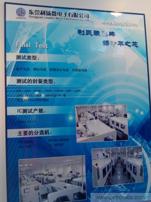 圖5:利揚(yáng)測(cè)試產(chǎn)能達(dá)到每月200KK