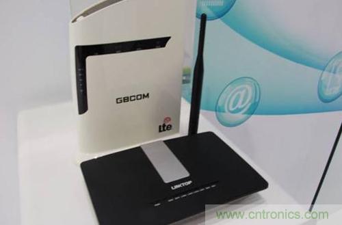 圖4：基于聯(lián)芯科技4模11頻基帶芯片 LC1761的TD-LTE CPE。