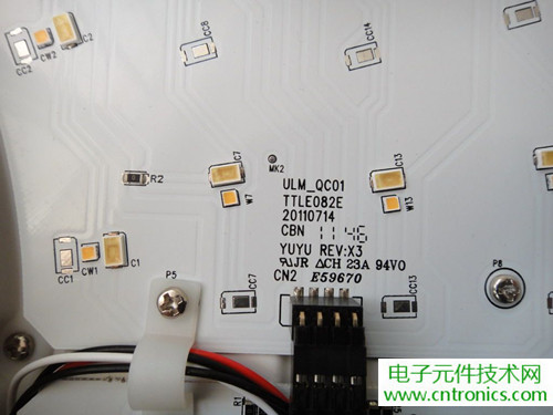 高端大氣上檔次！智能遙控調(diào)光LED吸頂燈拆解