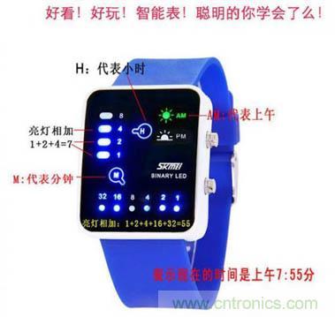 低調(diào)有內(nèi)涵！別人看不懂的LED電子表DIY