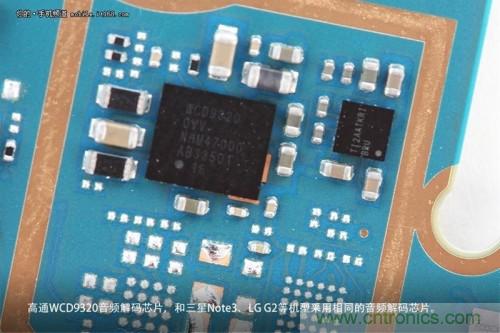 WCD9320音頻解碼芯片，和Note 3以及G2上采用的一模一樣