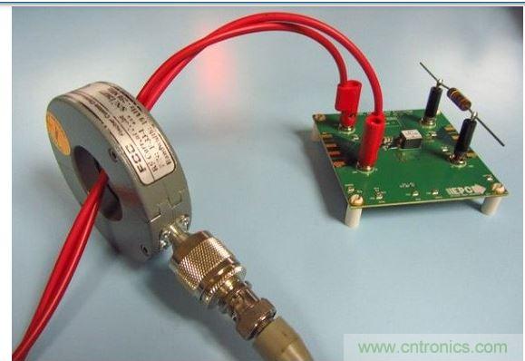 用Fischer F-33-1電流探頭進(jìn)行高頻電流的測(cè)試。