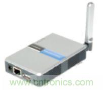 圖1：Linksys WPS54G打印服務(wù)器。