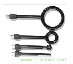 近場探棒組可能包含三種尺寸的磁場探棒(H-Field) 及一組電場探棒(E-Field) 。