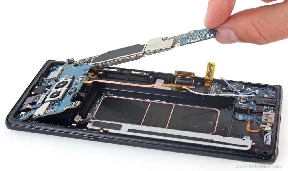 三星Note 8拆解，模塊化+分離式設(shè)計(jì)成趨勢(shì)？