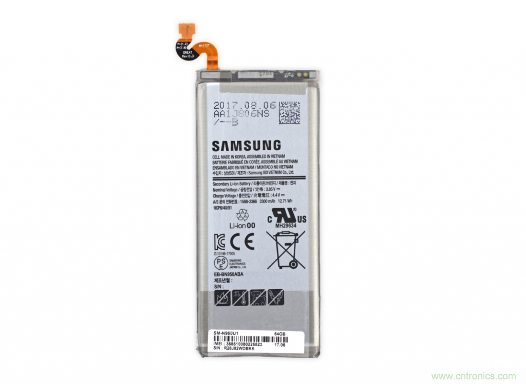 三星Note 8拆解，模塊化+分離式設(shè)計(jì)成趨勢(shì)？