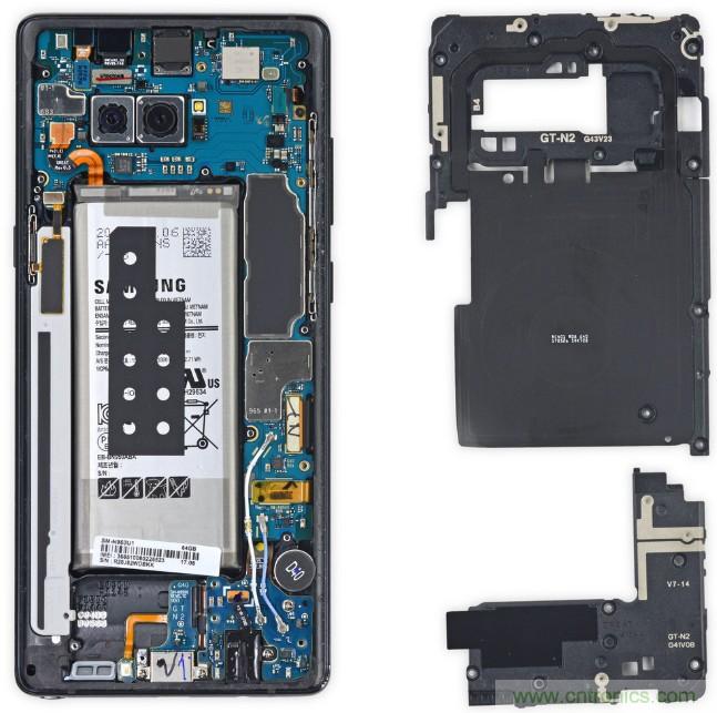 三星Note 8拆解，模塊化+分離式設(shè)計(jì)成趨勢(shì)？