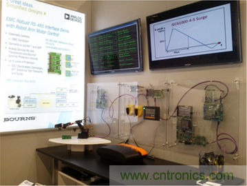 RS-485通信鏈路與電子護欄: 有關(guān)RS-485 EMC穩(wěn)定性的演示