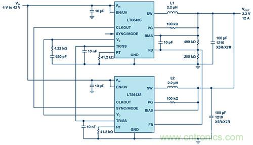 42 V、6 A（峰值7 A）、超低EMI輻射、高效率降壓型穩(wěn)壓器
