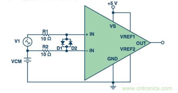 常見保護(hù)電路如何影響電流檢測放大器的精度 常見保護(hù)電路如何影響電流檢測放大器的精度