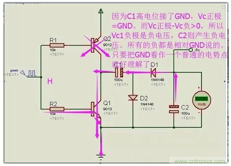 負(fù)壓是怎么產(chǎn)生的？附電路詳細(xì)分析