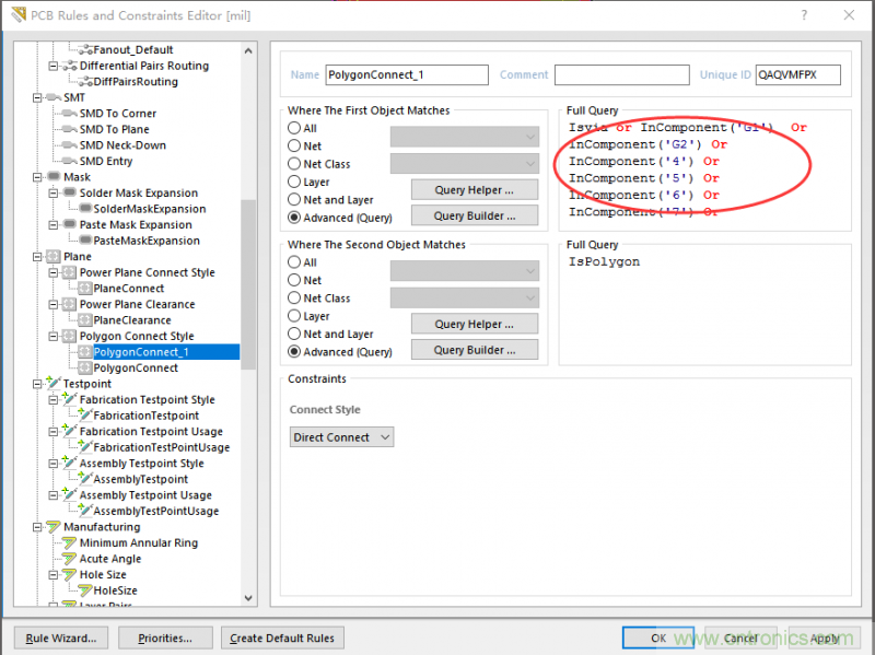 如何引腳接地十字焊盤，過(guò)孔完全接地?