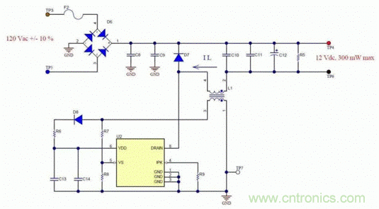 倒置降壓器怎樣解決交流電源非隔離反激器的拓撲選擇？
