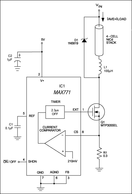 升壓DC-DC穩(wěn)壓器轉(zhuǎn)換為電流源進(jìn)行電池充電 升壓DC-DC穩(wěn)壓器轉(zhuǎn)換為電流源進(jìn)行電池充電