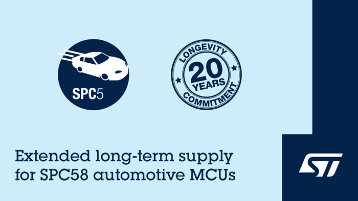 意法半導(dǎo)體保障SPC58汽車MCU供應(yīng)20年，破解供應(yīng)鏈焦慮