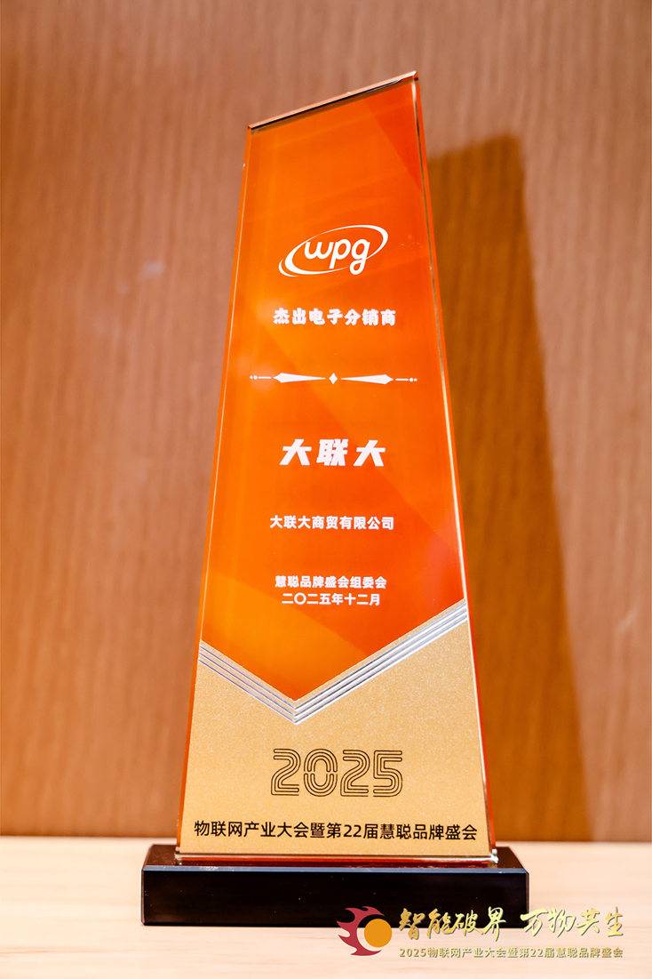 二十載深耕，今朝加冕：大聯(lián)大獲物聯(lián)網(wǎng)大會公認“杰出電子分銷商”殊榮