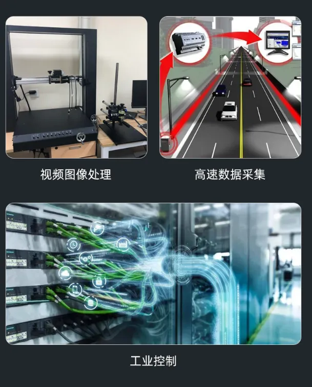 基于賽靈思、紫光芯片開發(fā)的FPGA高速通信開發(fā)板，適用于圖像處理、工業(yè)控制場景